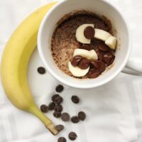 5-Minute Chocolate Mug-Cakes with Siggi’s