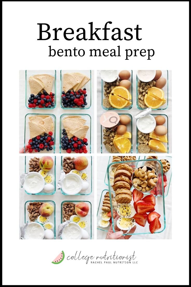 Bento Breakfast Meal Prep - Peanut Butter and Fitness