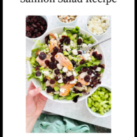 Superfood Tart Cherry Salmon Salad Recipe