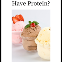 Does Ice Cream Have Protein