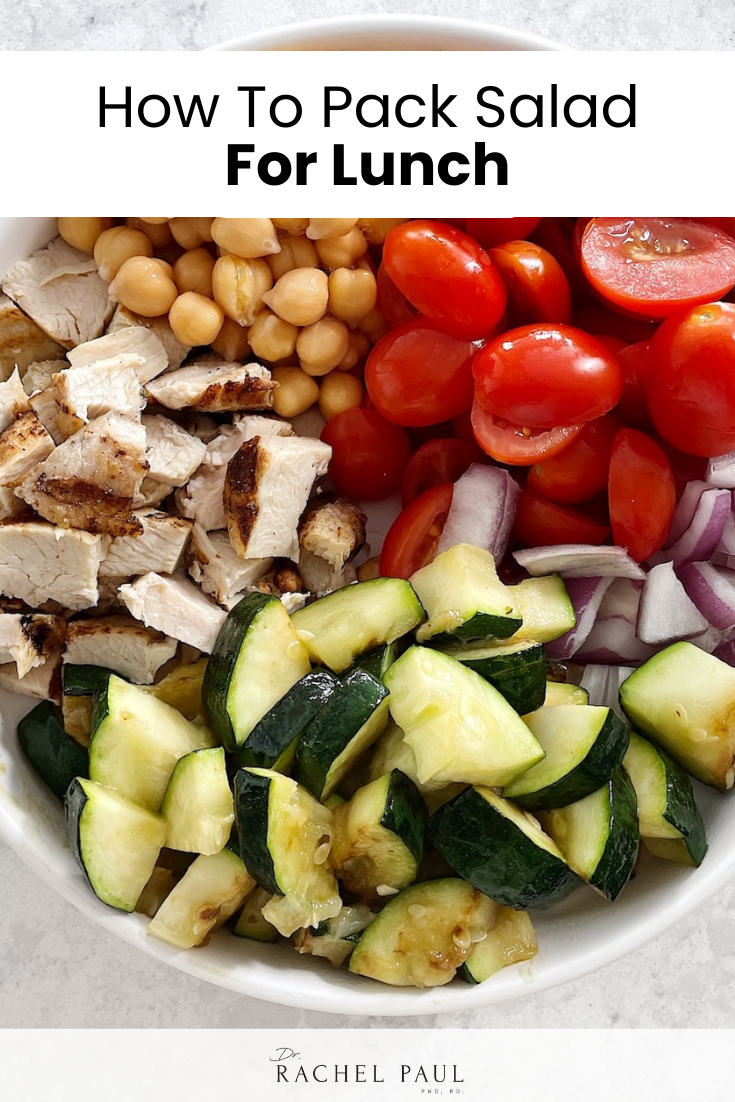 How To Pack Salad For Lunch | The College Nutritionist